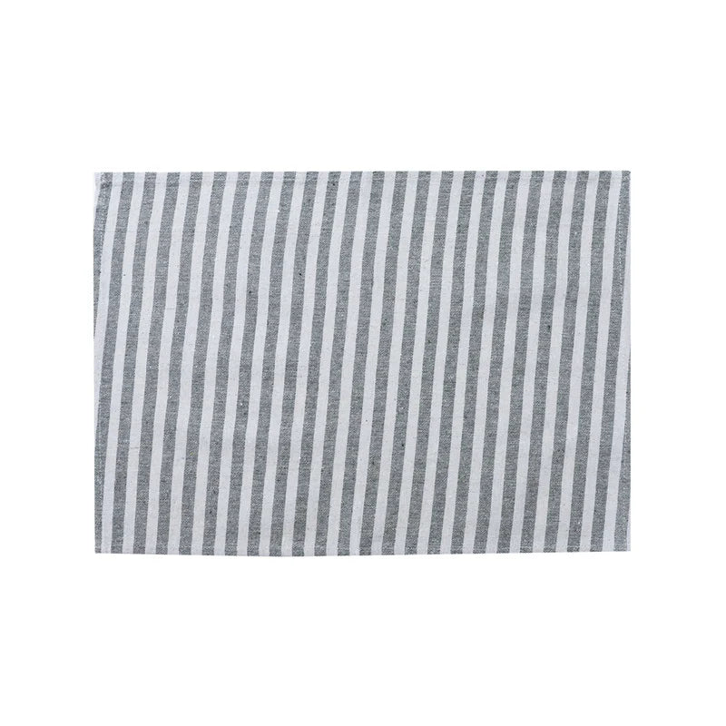 StripeNest – Square Cotton Non-Slip Table Placemats (Set of