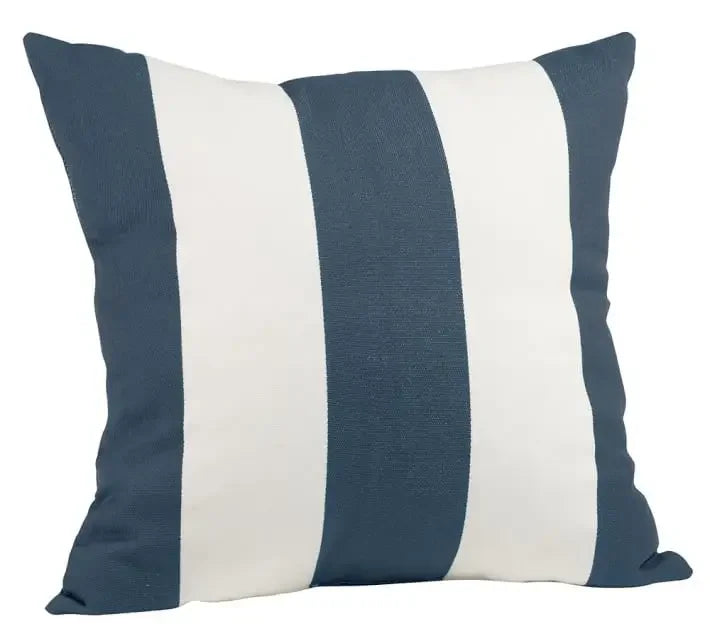 BeeCharm Striped Velvet Cushion Cover – Soft Luxury with Bee Accent