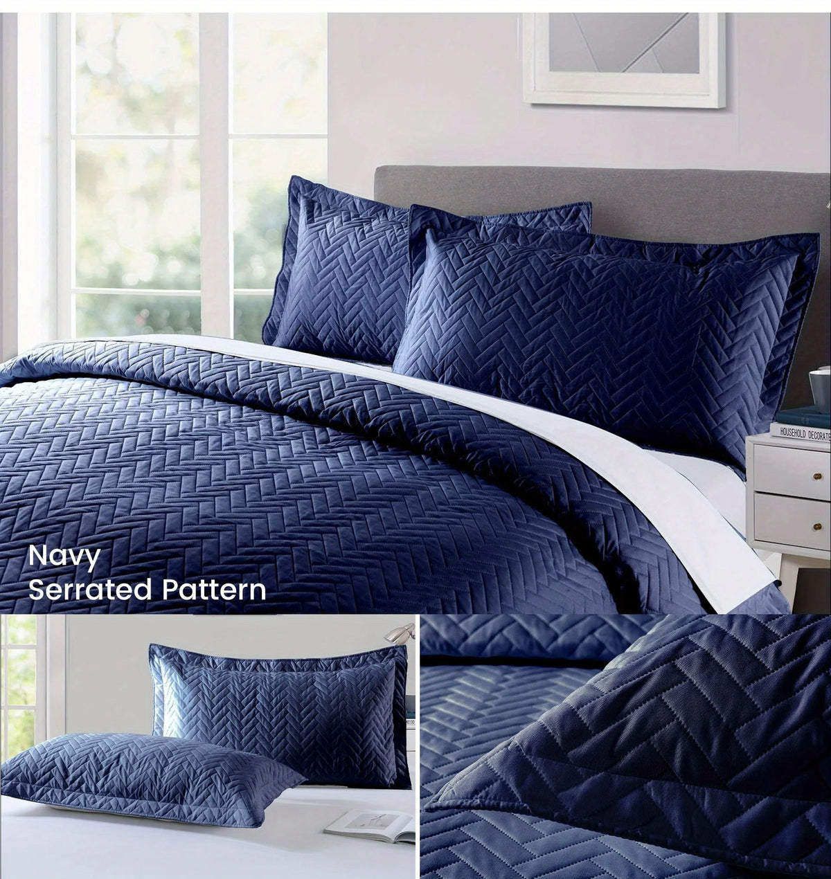 CloudEase™ Lightweight Soft Quilt Bedspread Coverlet Set