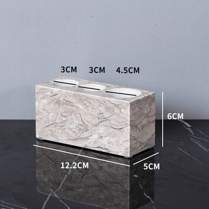 VerdantStone Natural Marble Bathroom Set