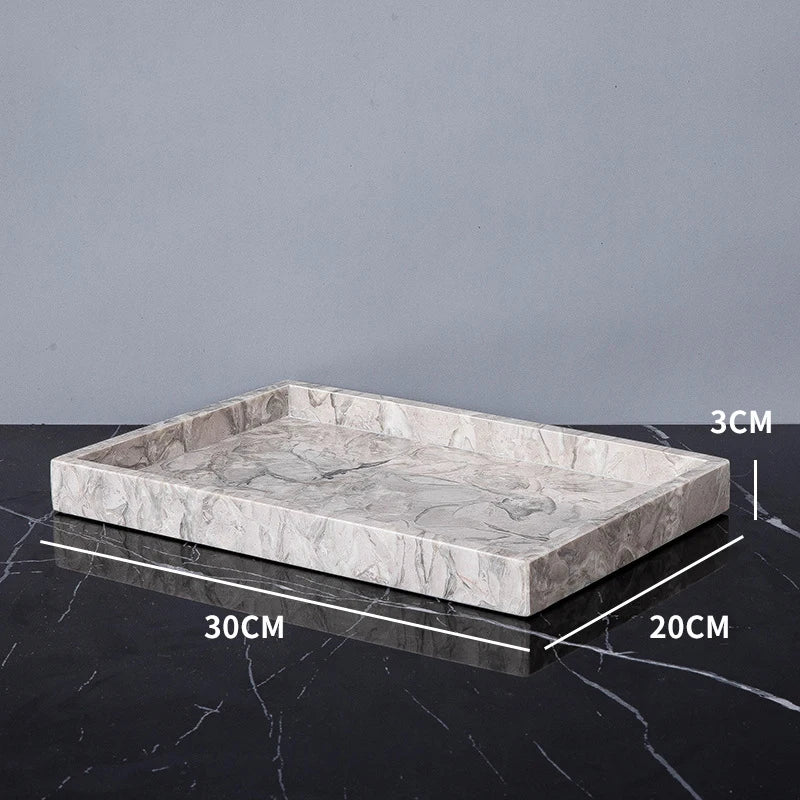 VerdantStone Natural Marble Bathroom Set