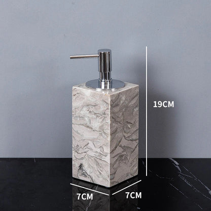 VerdantStone Natural Marble Bathroom Set
