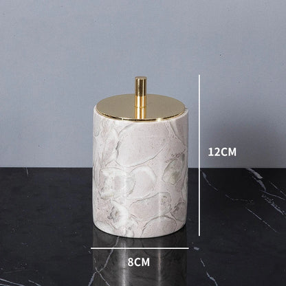 VerdantStone Natural Marble Bathroom Set