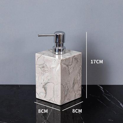 VerdantStone Natural Marble Bathroom Set