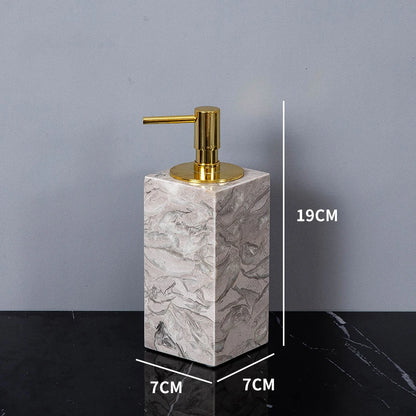 VerdantStone Natural Marble Bathroom Set
