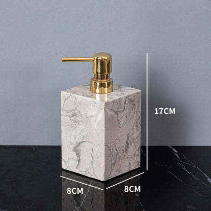 VerdantStone Natural Marble Bathroom Set