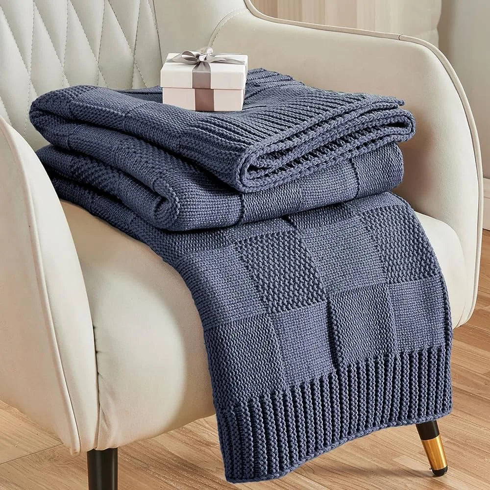 CheckLoom Luxe Knit Throw