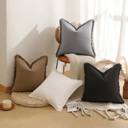 FrayEdge Minimalist  Cushion Cover