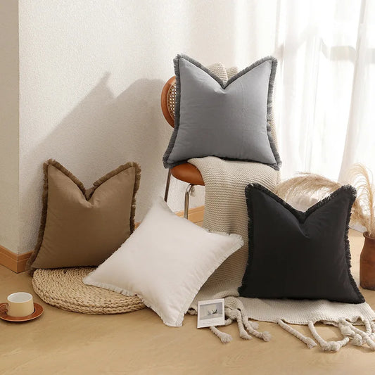 FrayEdge Minimalist  Cushion Cover