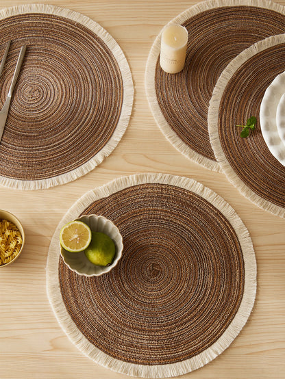 FRINGE™ Eco-Friendly Round Placemats
