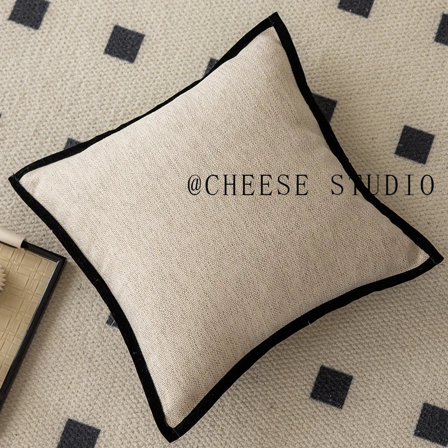 CleanEdge  Minimalist solid colour Pillowcover