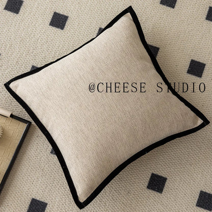 CleanEdge  Minimalist solid colour Pillowcover
