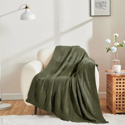 CheckLoom Luxe Knit Throw