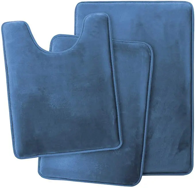 VelvetCloud Bath Mat Set