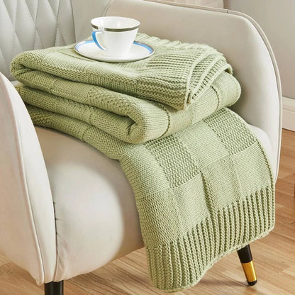 CheckLoom Luxe Knit Throw