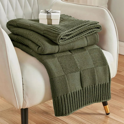 CheckLoom Luxe Knit Throw