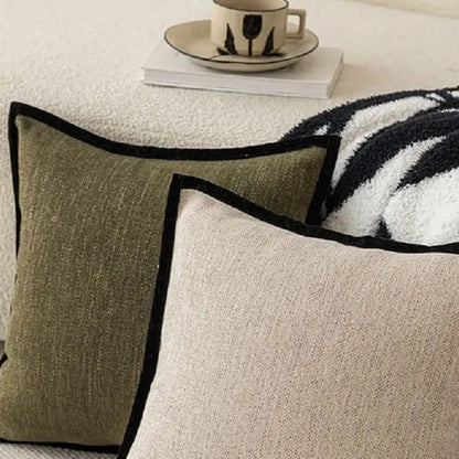 CleanEdge  Minimalist solid colour Pillowcover