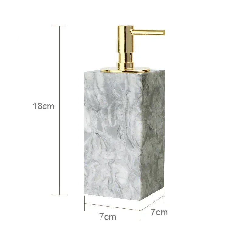 PureStone Marble Bathroom Accessories Set