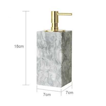PureStone Marble Bathroom Accessories Set