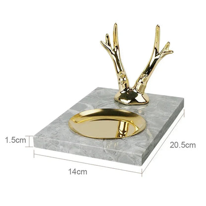 PureStone Marble Bathroom Accessories Set