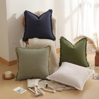 FrayEdge Minimalist  Cushion Cover