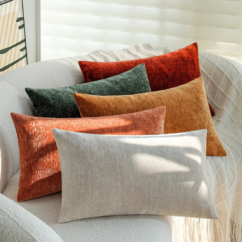 LuxeDepth Solid Pillow Cover