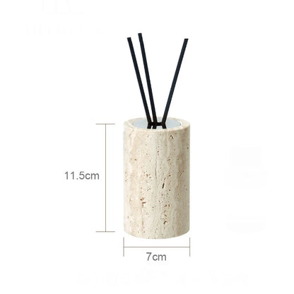 TerraStone Beige Travertine Bathroom Accessories Set