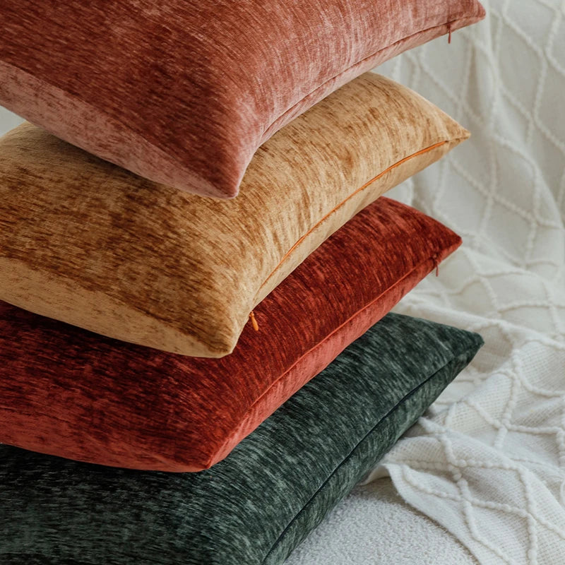 LuxeDepth Solid Pillow Cover