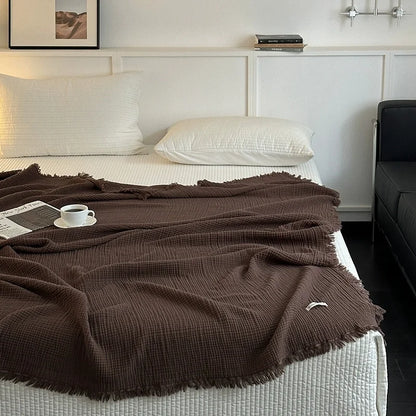 CottonTass™ Natural Cotton Throw Blanket