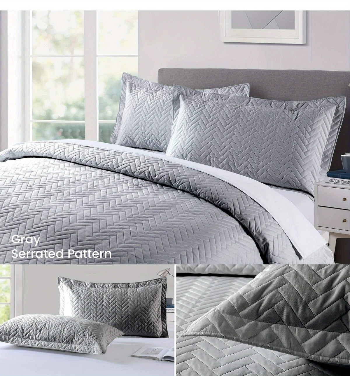 CloudEase™ Lightweight Soft Quilt Bedspread Coverlet Set