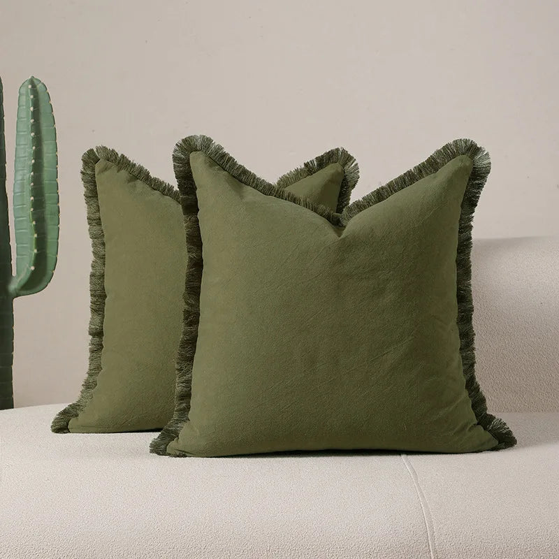 FrayEdge Minimalist  Cushion Cover