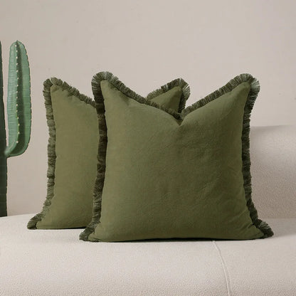 FrayEdge Minimalist  Cushion Cover