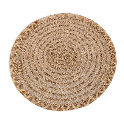 SoftSet Natural Woven Round Placemat [Set of 4]