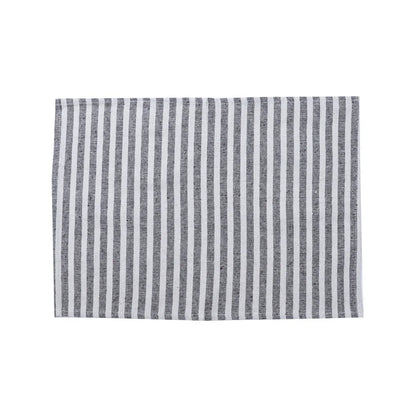StripeNest – Square Cotton Non-Slip Table Placemats (Set of