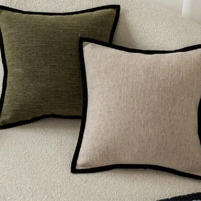 CleanEdge  Minimalist solid colour Pillowcover