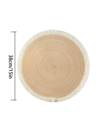 FRINGE™ Eco-Friendly Round Placemats