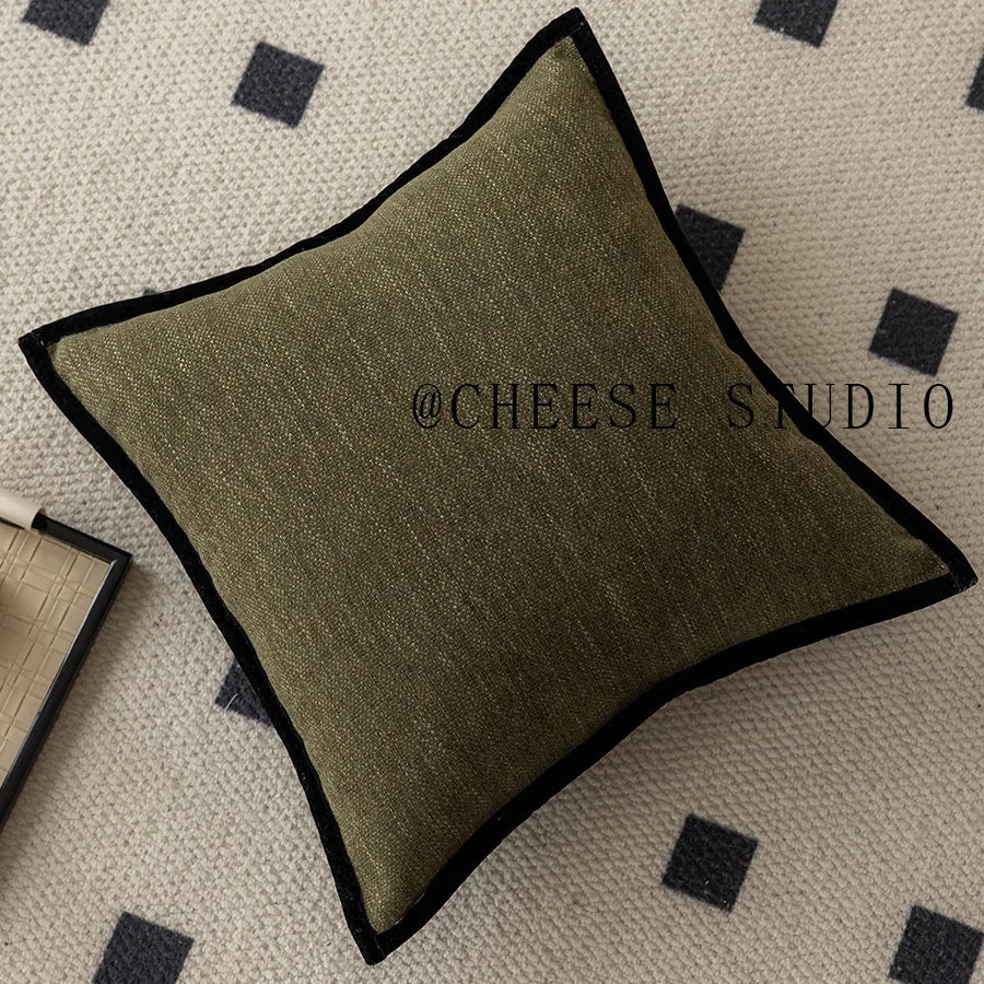 CleanEdge  Minimalist solid colour Pillowcover