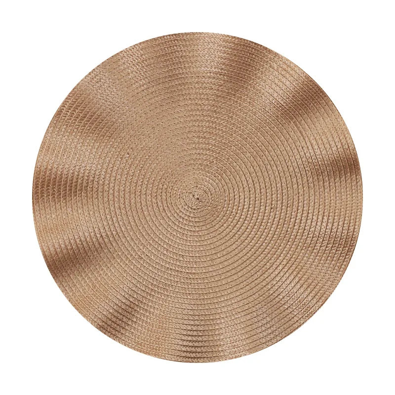 SoftSet Natural Woven Round Placemat [Set of 4]