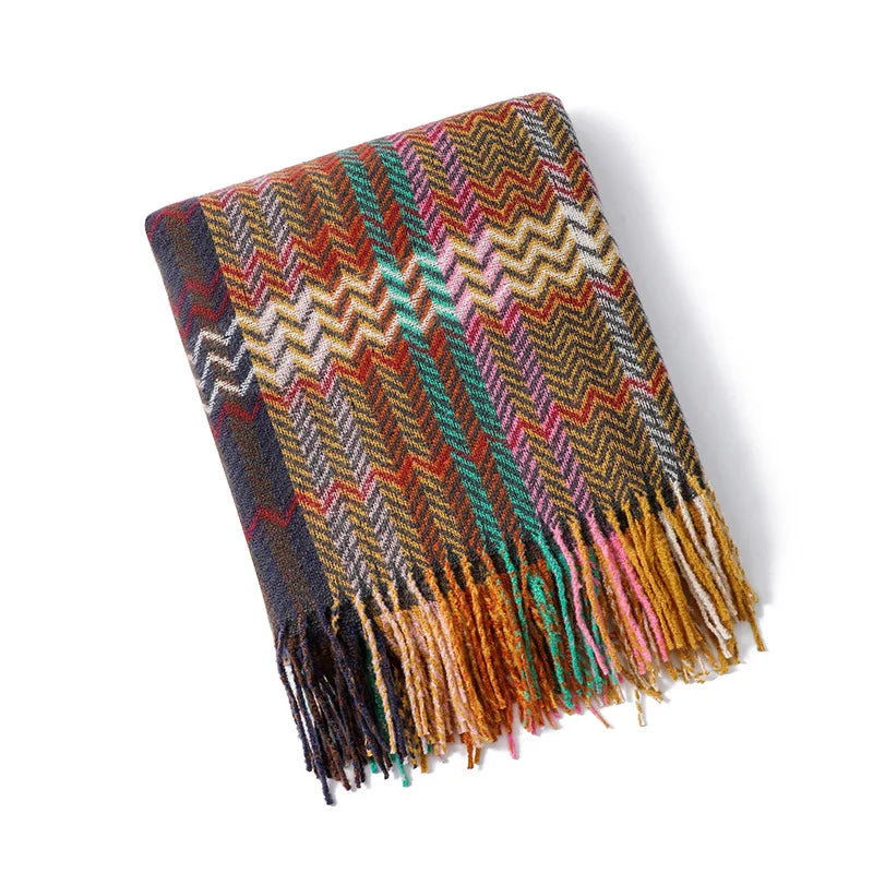 ColorDrift Throw – Limited Edition Stripe Blanket
