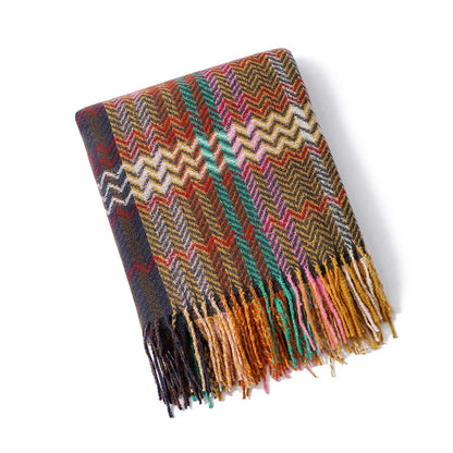 ColorDrift Throw – Limited Edition Stripe Blanket