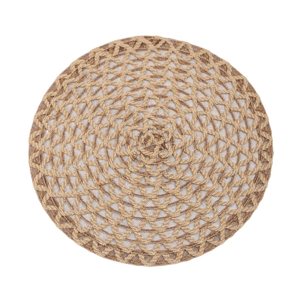 SoftSet Natural Woven Round Placemat [Set of 4]