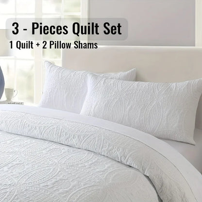 CloudEase™ Lightweight Soft Quilt Bedspread Coverlet Set