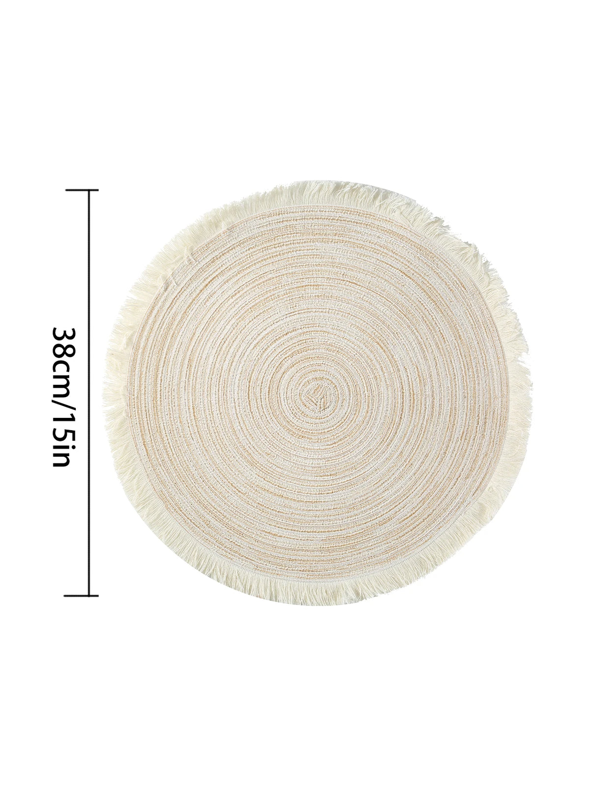 FRINGE™ Eco-Friendly Round Placemats