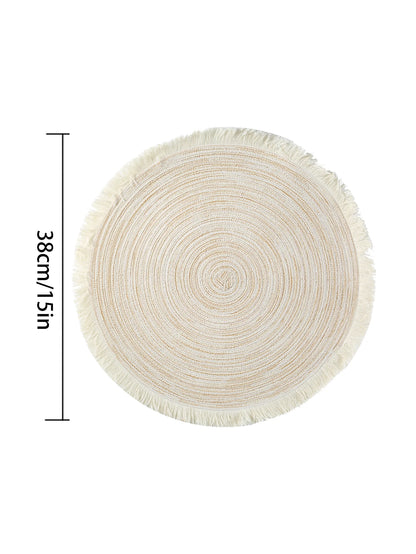 FRINGE™ Eco-Friendly Round Placemats