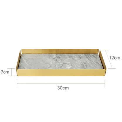 PureStone Marble Bathroom Accessories Set