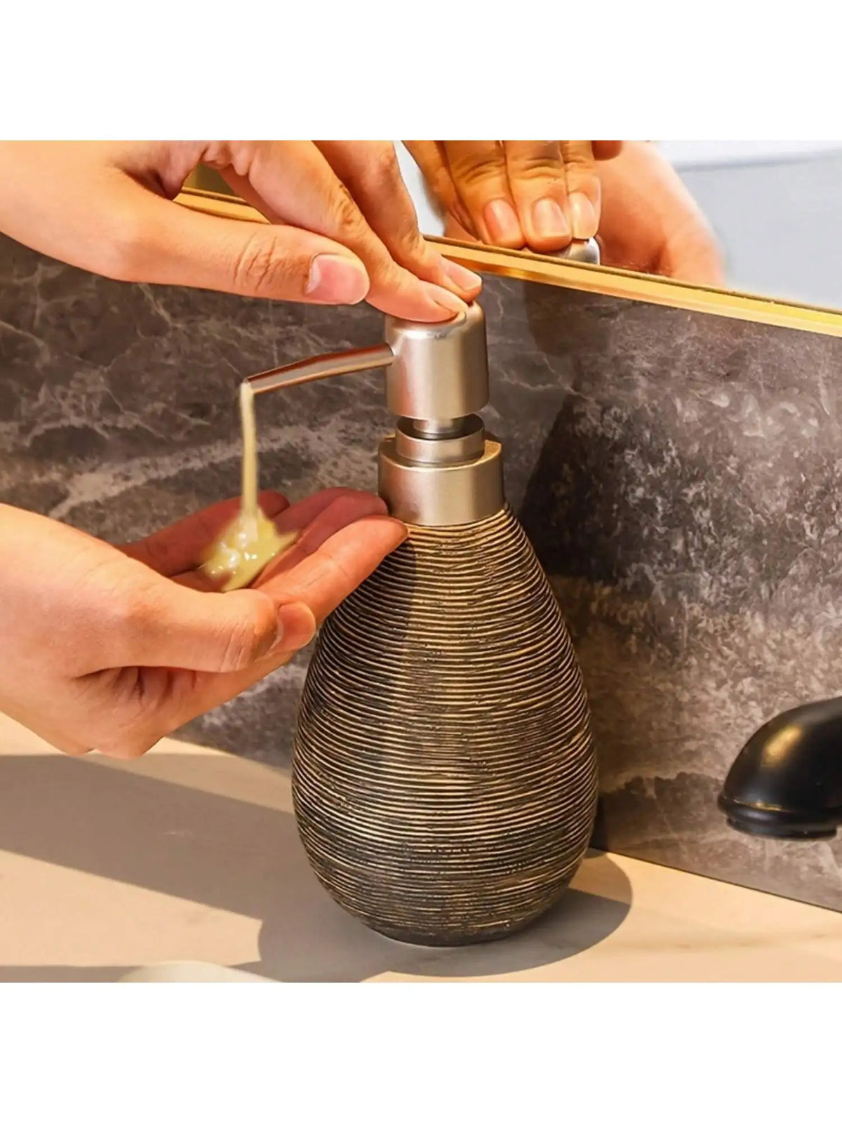 FoamFlow Ceramic Soap Dispenser