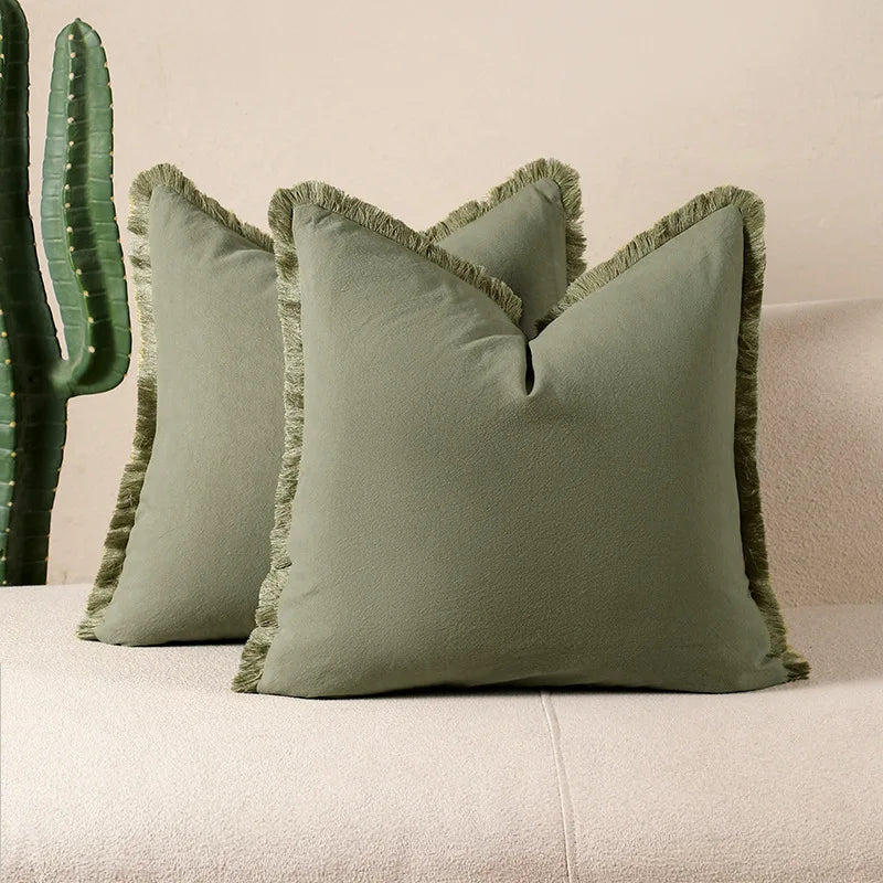 FrayEdge Minimalist  Cushion Cover