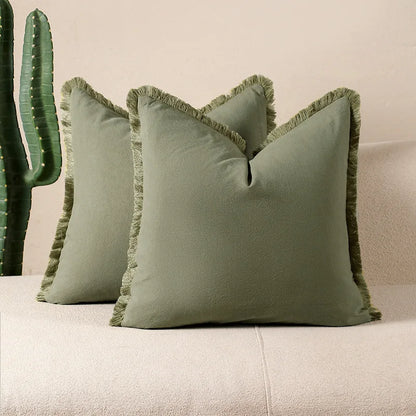FrayEdge Minimalist  Cushion Cover