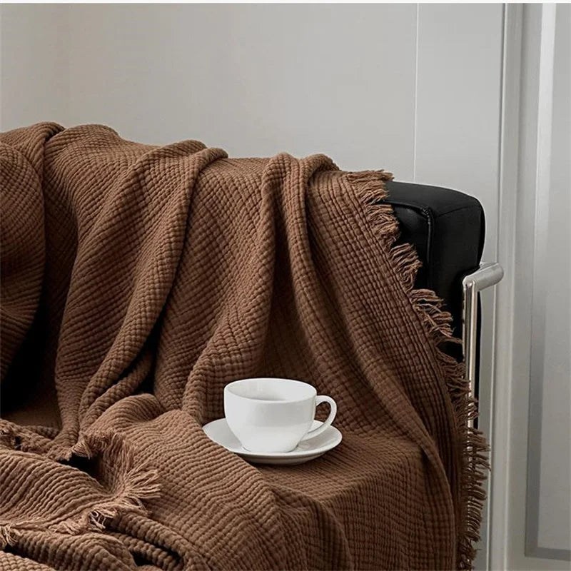 CottonTass™ Natural Cotton Throw Blanket