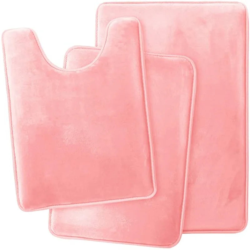 VelvetCloud Bath Mat Set